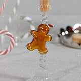 Holiday Gingerbread Taper Candle Holders, (Set of 4)