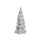 Snow-Covered Flocked Ceramic Decorative Trees, Holiday Tabletop Décor, Set of 4 by The Favorites
