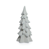 Snow-Covered Flocked Ceramic Decorative Trees, Holiday Tabletop Décor, Set of 4 by The Favorites
