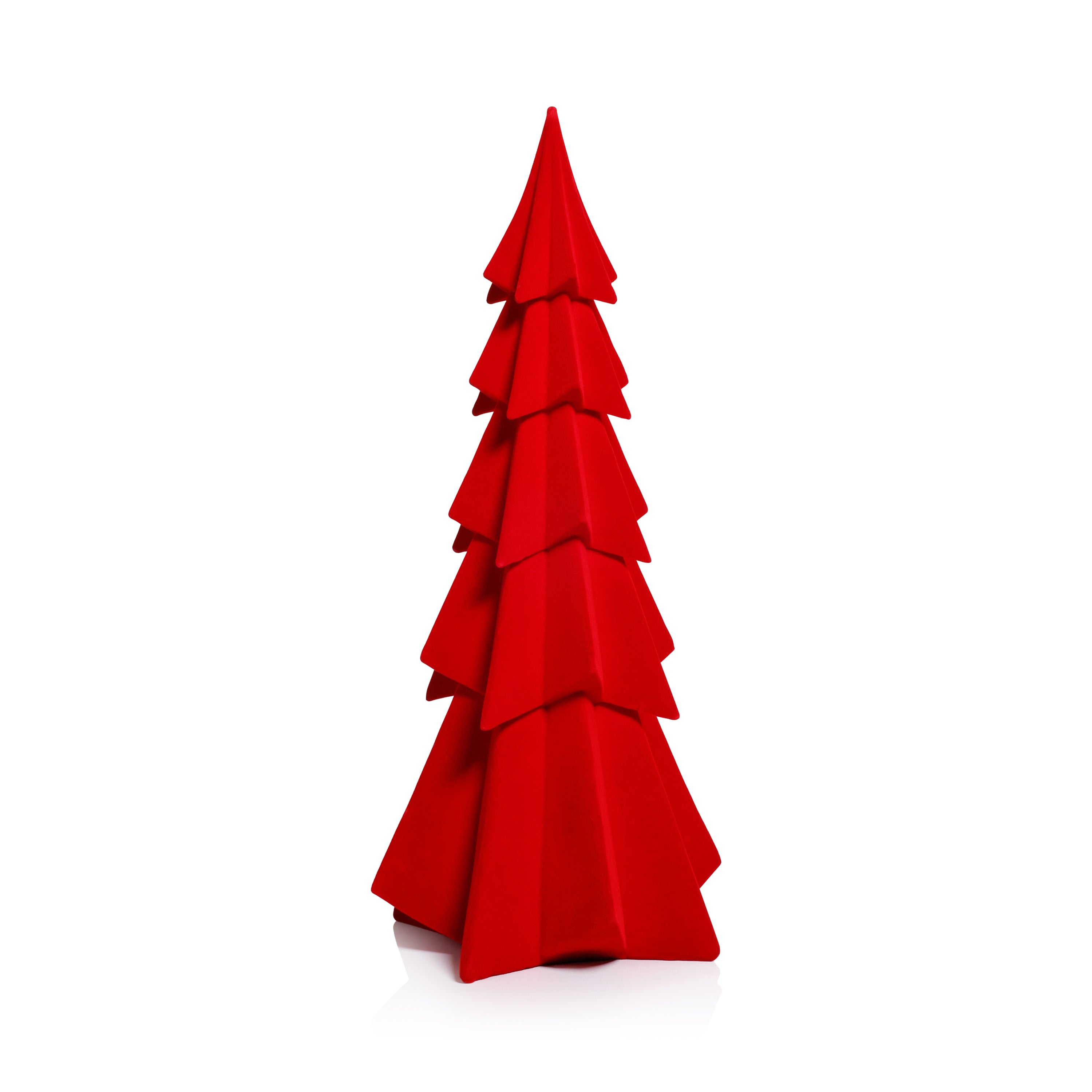 Flocked Decorative Trees - Holiday Tabletop Décor, Set of 4 by The Favorites