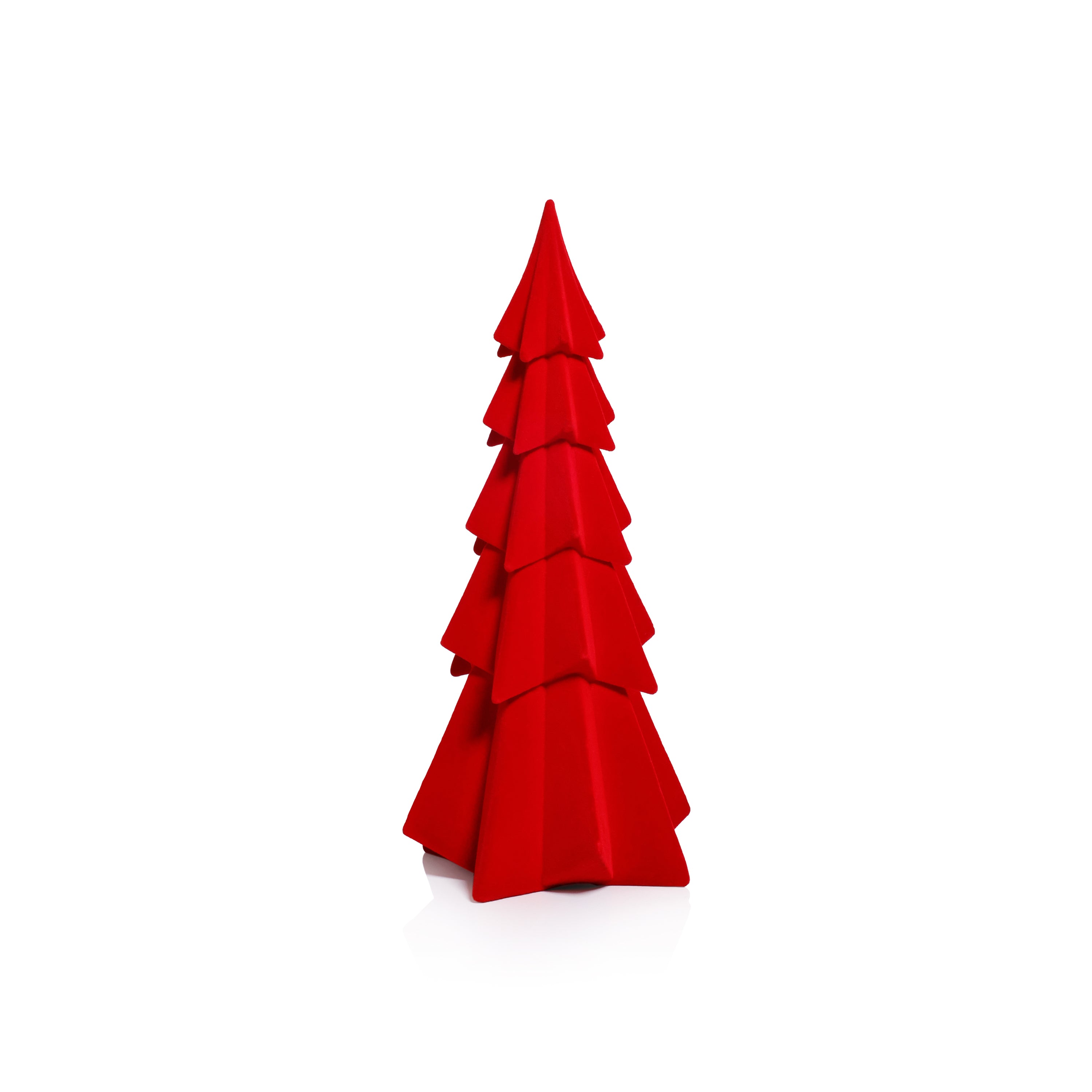 Flocked Decorative Trees - Holiday Tabletop Décor, Set of 4 by The Favorites