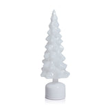 LED Glass Rotating Tree, Holiday Lighted Table Décor by The Favorites