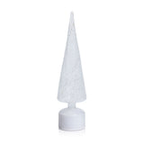 LED Glass Rotating Tree, Holiday Lighted Table Décor by The Favorites