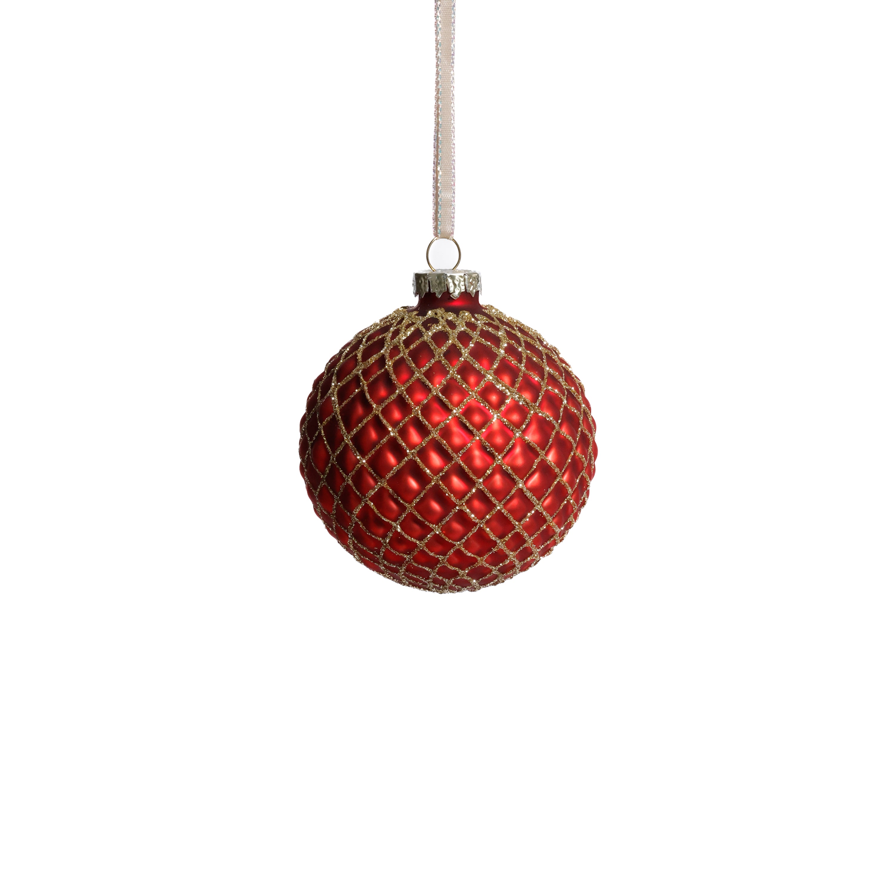 Metallic Glass Ball Christmas Ornaments, Set of 6 by The Favorites