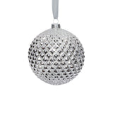 4-Piece Set Metallic 4.75" Glass Ball Christmas Ornaments by The Favorites