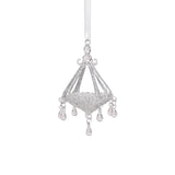 Chandelier Glass Holiday Hanging Ornaments, Set of 6 by The Favorites
