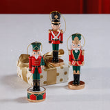 Soldier Ornament - Red & Green, 6 Hanging Pieces (2 Sets of 3 Assorted)