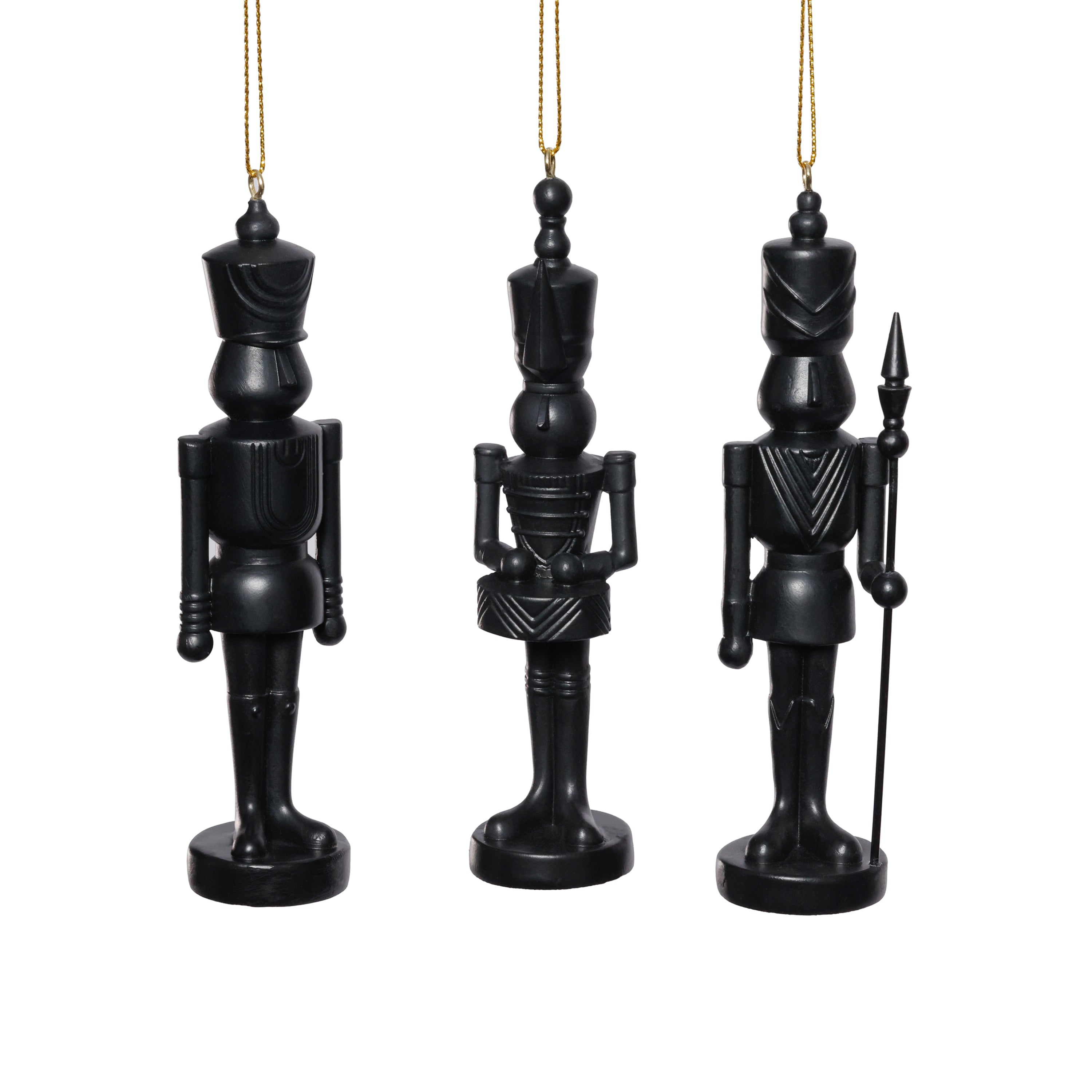 Patrice Soldier Holiday Ornaments, 6 Hanging Pieces (2 Sets of 3 Assorted) by The Favorites