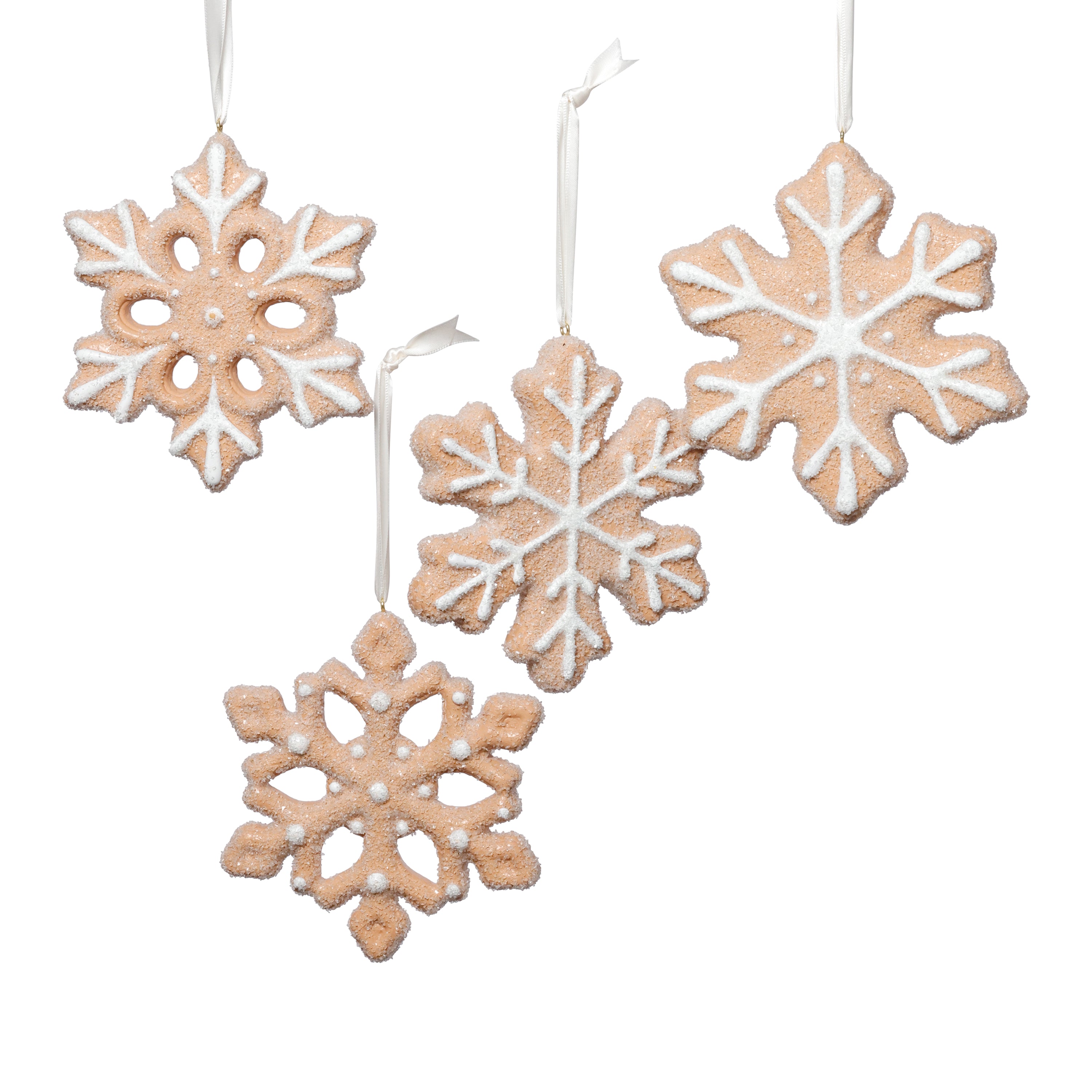 Assorted Cookie Christmas Ornaments, 8 Hanging Pieces (2 Sets of 4) by The Favorites