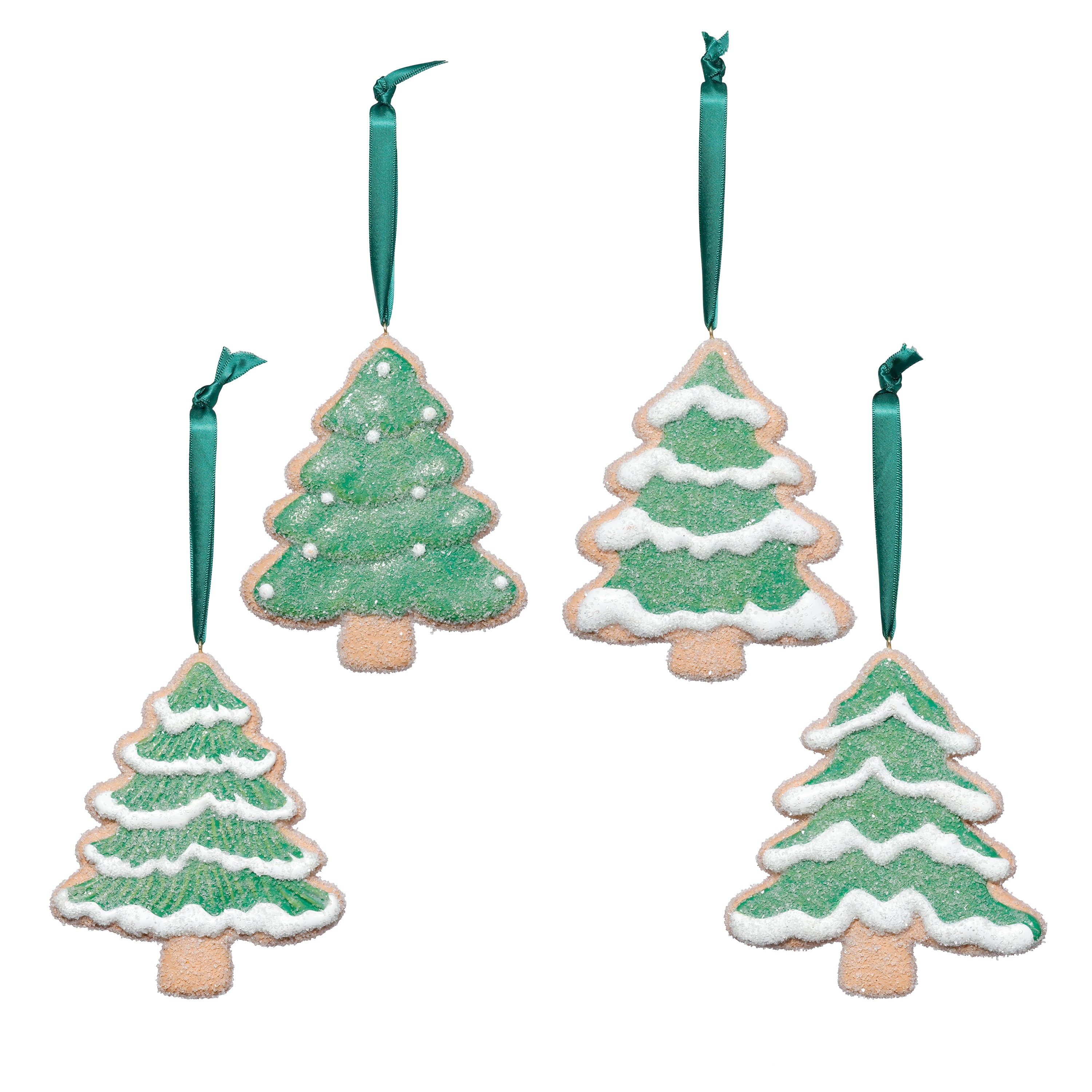 Assorted Cookie Christmas Ornaments, 8 Hanging Pieces (2 Sets of 4) by The Favorites