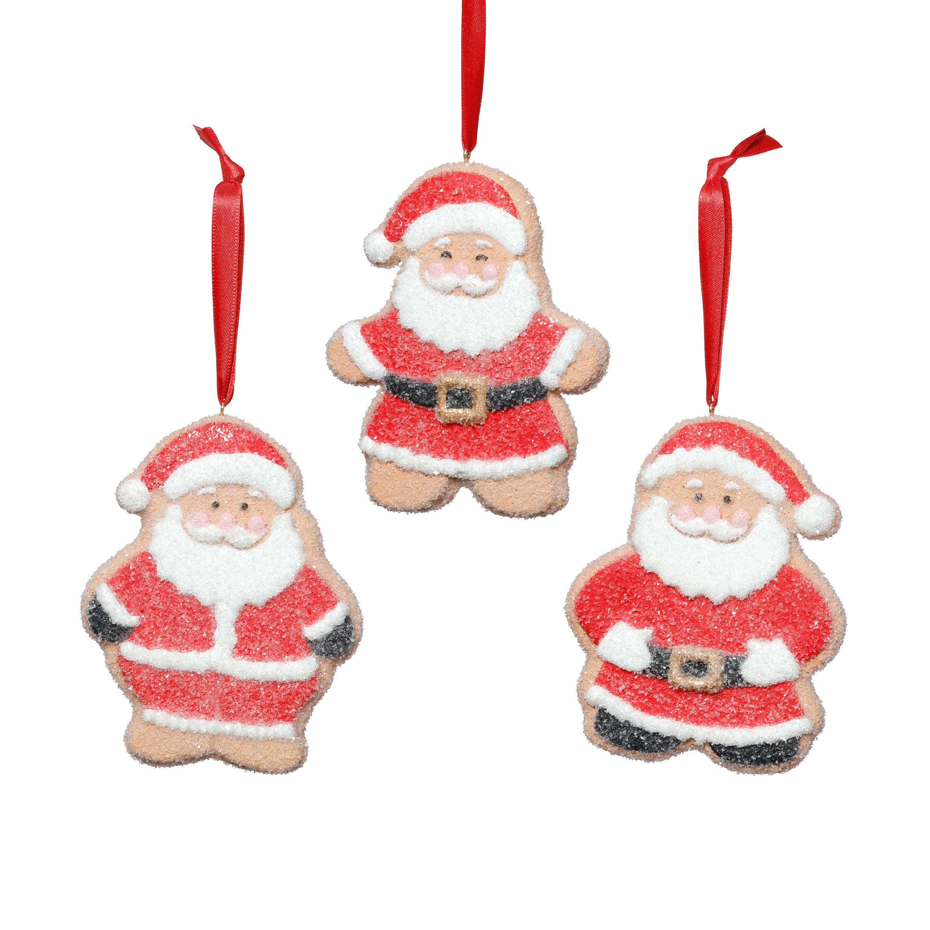 Assorted Cookie Christmas Ornaments, 6 Hanging Pieces (2 Sets of 3) by The Favorites
