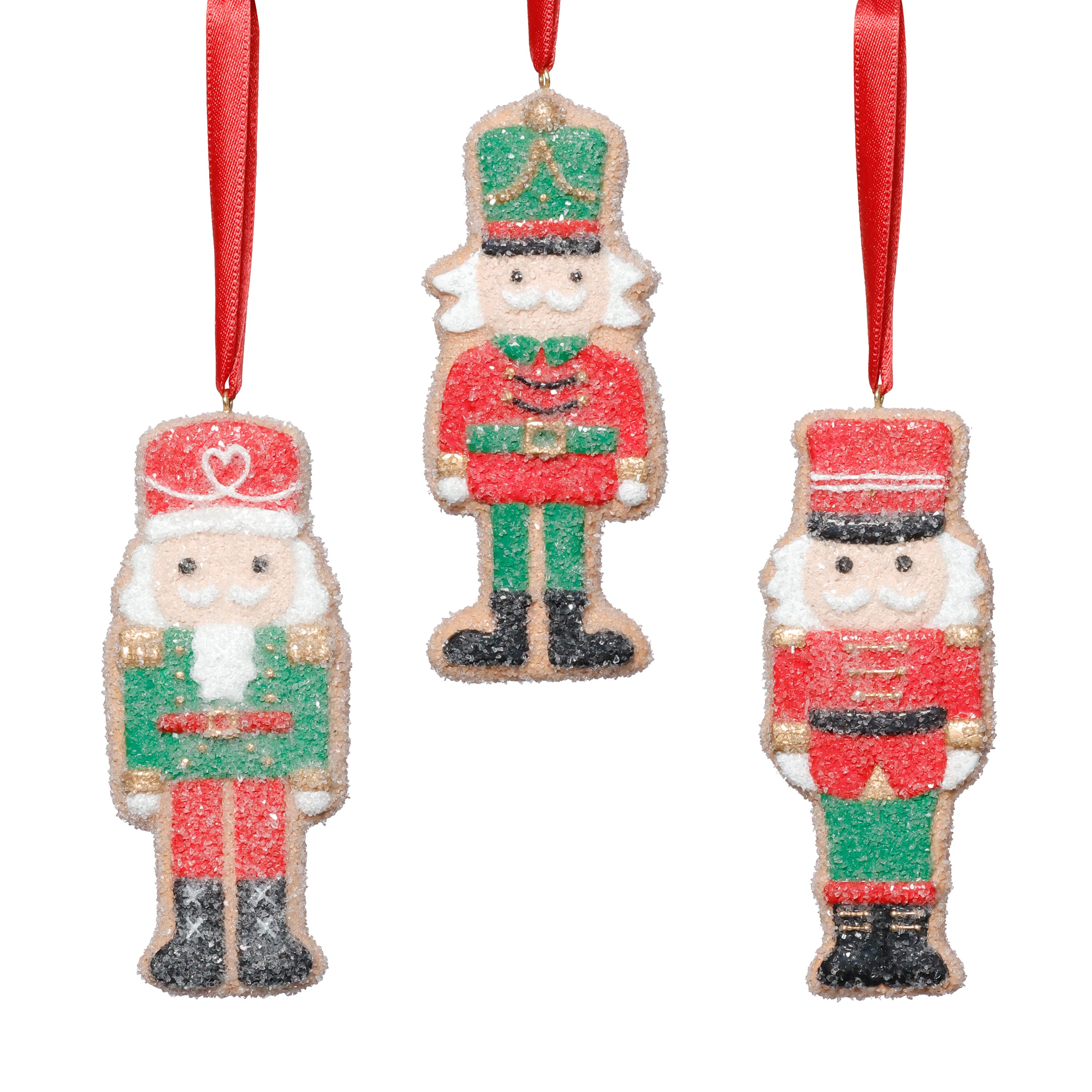 Assorted Cookie Christmas Ornaments, 6 Hanging Pieces (2 Sets of 3) by The Favorites