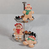 Assorted Cookie Christmas Ornaments, 6 Hanging Pieces (2 Sets of 3)