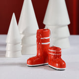 Après Ski Boot Holiday Ornaments, 6 Hanging Pieces (3 Sets of 2 Assorted Sizes)