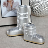 Après Ski Boot Holiday Ornaments, 6 Hanging Pieces (3 Sets of 2 Assorted Sizes)