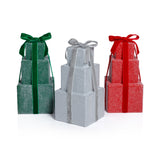 Stacked Presents Holiday Decorative Resin Figurine