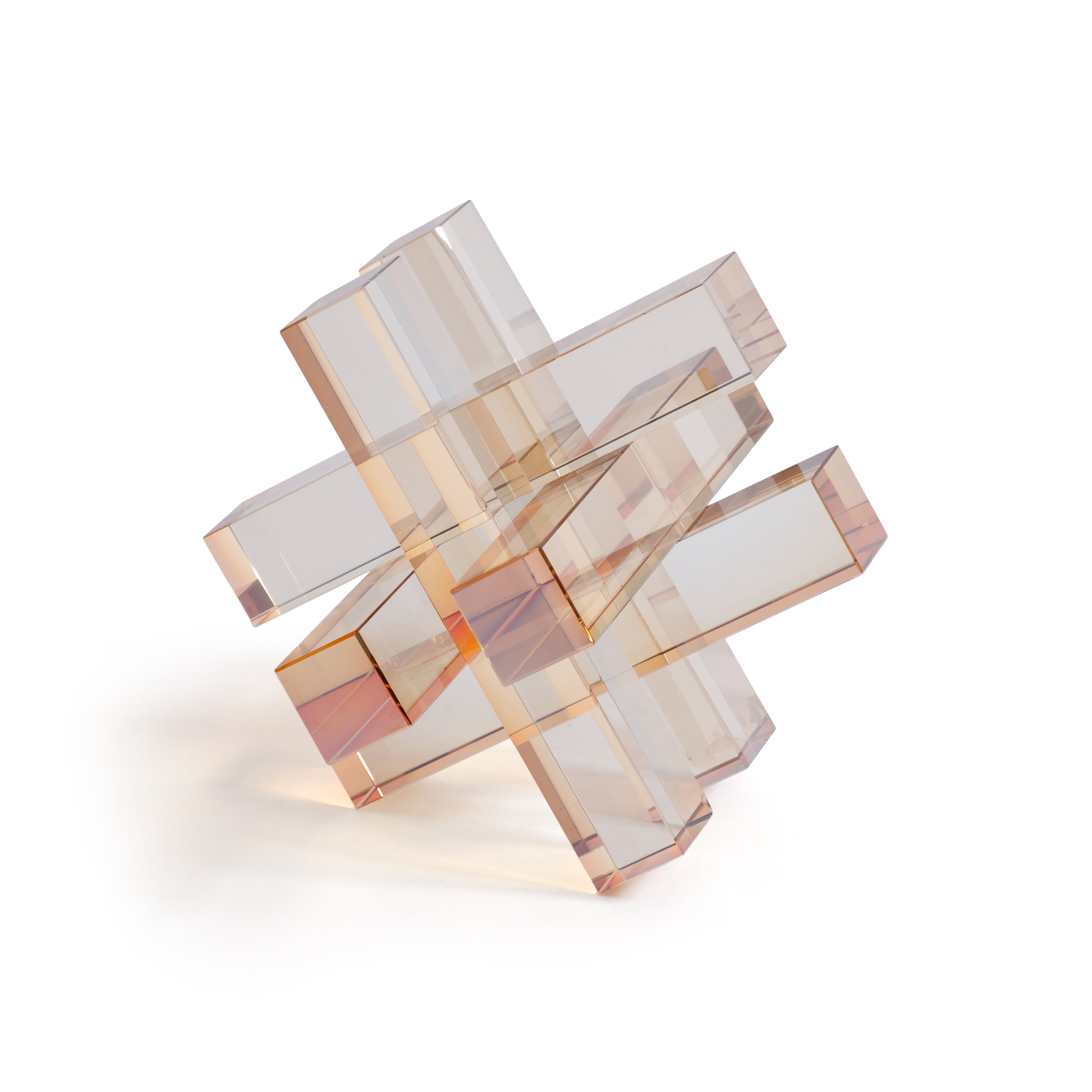 Crystal Glass Interlocking Bookend by The Favorites