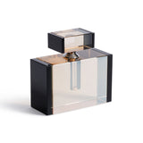 Decorative Crystal Tonal Black & Amber Glass Perfume Bottle by The Favorites