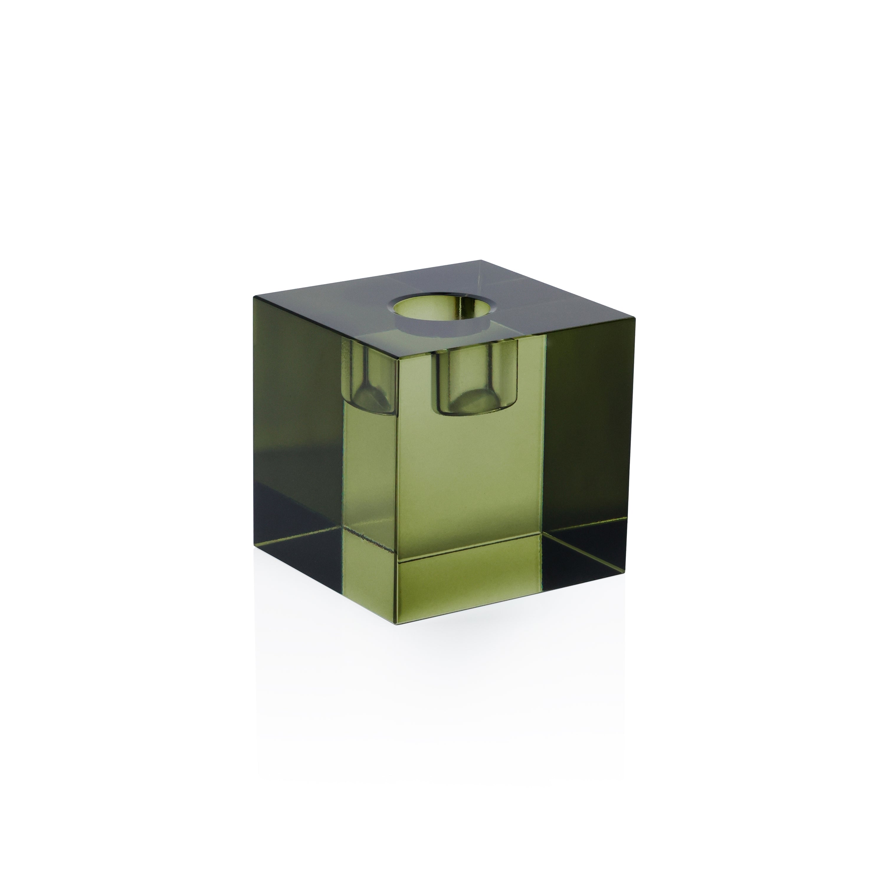 Romy Decorative Crystal Glass Taper Candle Holder by The Favorites