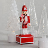 Nutcracker Melody Music Box with Square Base