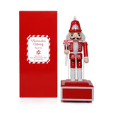 Nutcracker Melody Music Box with Square Base