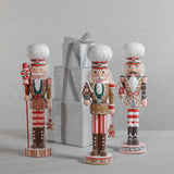 Candy Cane Soldiers Holiday Figurines, (Set of 3 Assorted Styles)