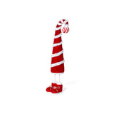 Whimsical Candy Cane Hat Christmas Figure by The Favorites