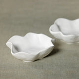 Alfresco Round Ceramic Wavy Condiment Bowls, Set of 4