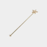 Marine Life Drink Stirrer - Silver - Starfish
