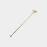 Marine Life Drink Stirrer - Silver - Fan Shell