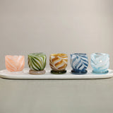 Venezia Colored Tealight Holder - Aqua Blue