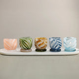 Venezia Colored Tealight Holder - Garden Green