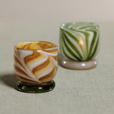 Venezia Colored Tealight Holder - Spiced Umber