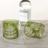 Fern Leaf Rock Glasses (Set of 6)