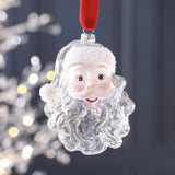 Luster Santa Claus Glass Ornament
