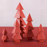 Tinsel & Tone Tree - Red - 5.25 in
