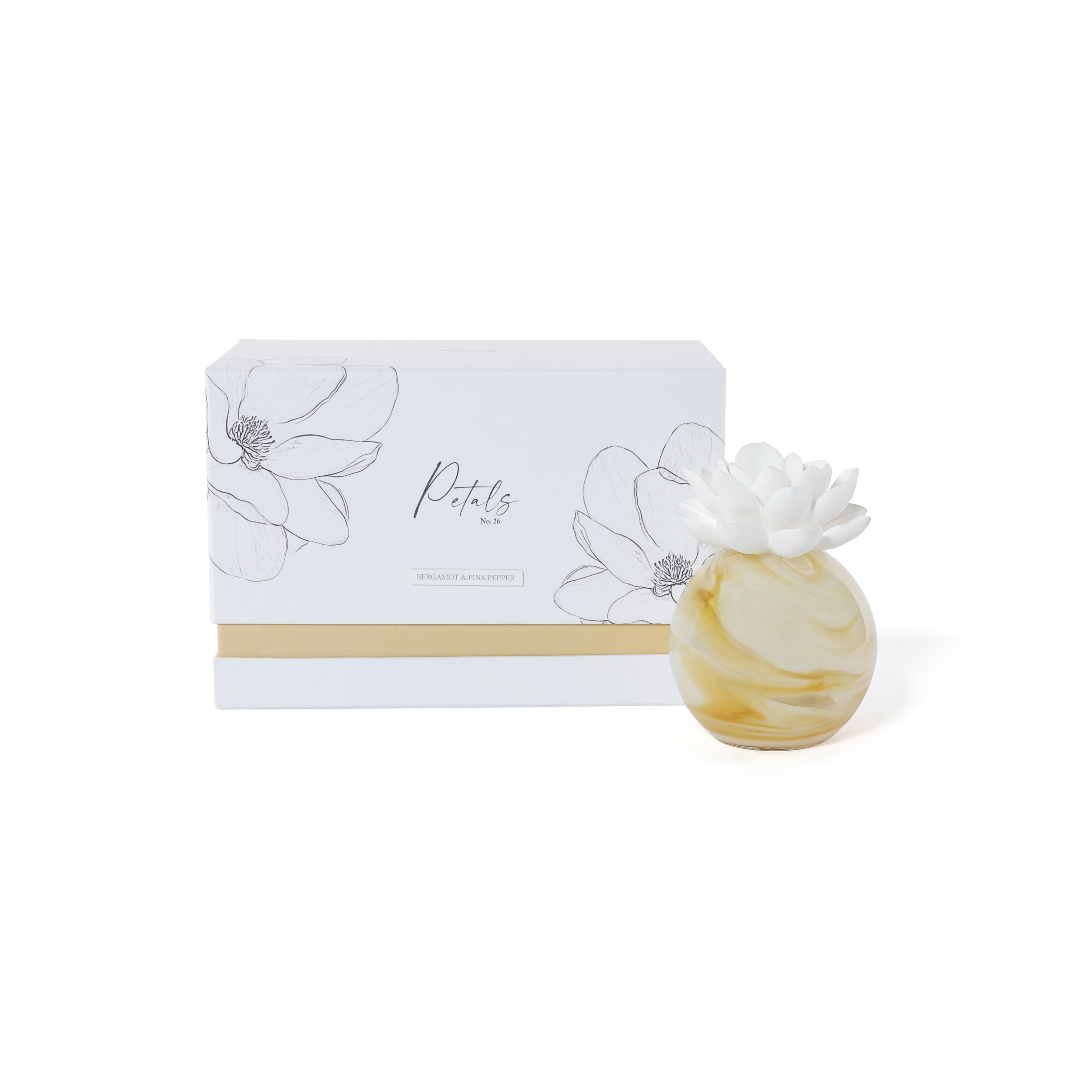 Petals Porcelain Diffuser - 6.76 oz 