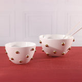 Celestial Gold Porcelain Bowl - 6.5 in x 4 in