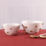 Celestial Gold Porcelain Bowl - 6.5 in x 4 in