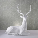 Nordic White Bedded Deer - 55 in