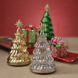 Twinkle LED Glass Tree - Gold