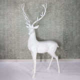 Nordic White Standing Deer