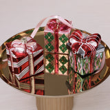 Present Glass Ornament - 3 Assorted Styles - Set of 12