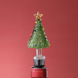 Glass Tree Bottle Stopper in Gift Box - 3 Assorted Designs - Set of 6