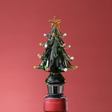 Glass Tree Bottle Stopper in Gift Box - 3 Assorted Designs - Set of 6