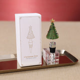 Glass Tree Bottle Stopper in Gift Box - 3 Assorted Designs - Set of 6