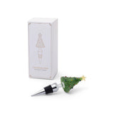 Glass Tree Bottle Stopper in Gift Box - 3 Assorted Designs - Set of 6