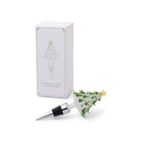 Glass Tree Bottle Stopper in Gift Box - 3 Assorted Designs - Set of 6