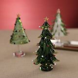 Crystal Evergreen Tree - 3 Assorted Designs - Set of 3