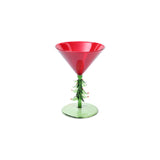 Treetop Cheers Glassware - Red - Martini Glass - Set of 4